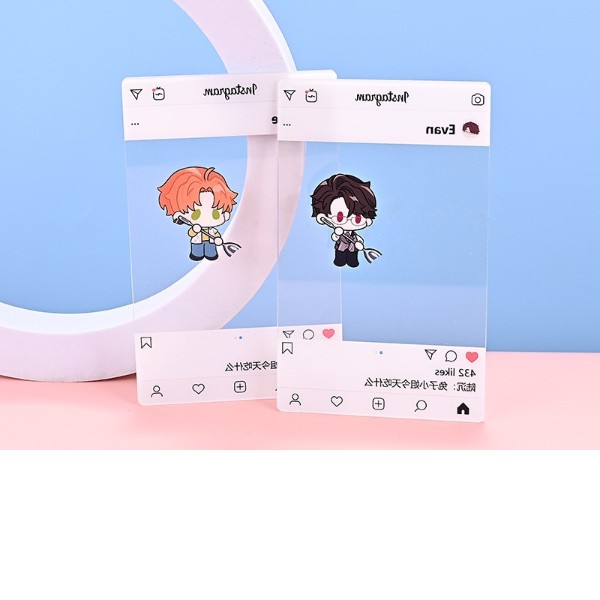 透卡定(dìng)制ins印刷小卡(kǎ)開(kāi)團代(dài)發pvc大(dà)透明(míng)卡(kǎ)明(míng)信片(piàn)方卡透(tòu)明(míng)書簽(qiān)定做