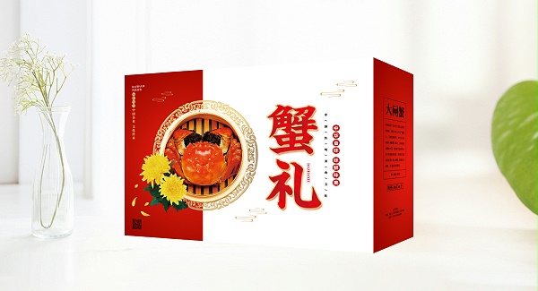 大(dà)閘蟹食(shí)品(pǐn)禮盒包裝盒(hé)詳情圖